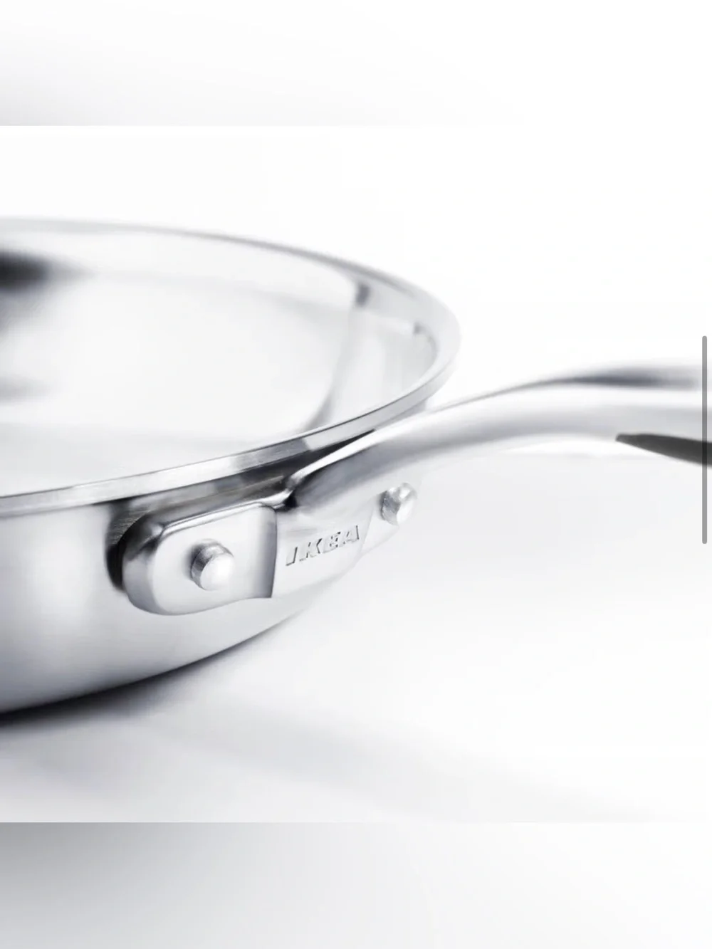 IKEA SENSUELL 13” Stainless Steel Frying Pan Induction Discontinued 32cm